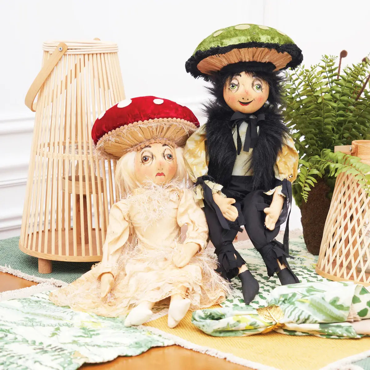 C&F Home - Tommy Toadstool Gathered Traditions Art Doll