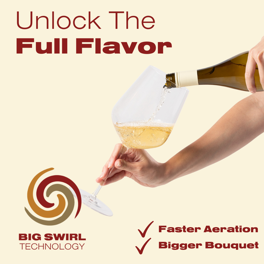 Big Wine Glasses - MAGNUM - Oversize Big Wine Glasses (Set of 2)