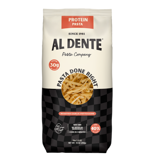 Al Dente Pasta - Protein Roasted Garlic Fettuccine