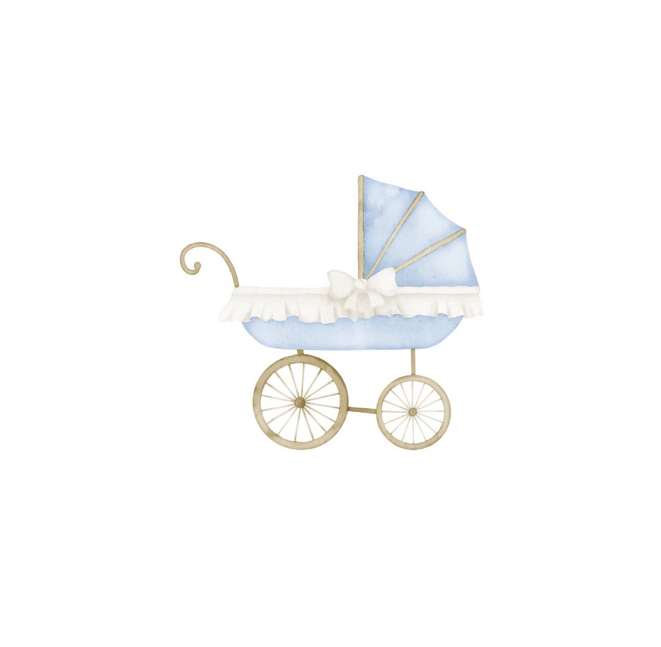 Altoonastore - Blue Baby Carriage Cocktail Napkin