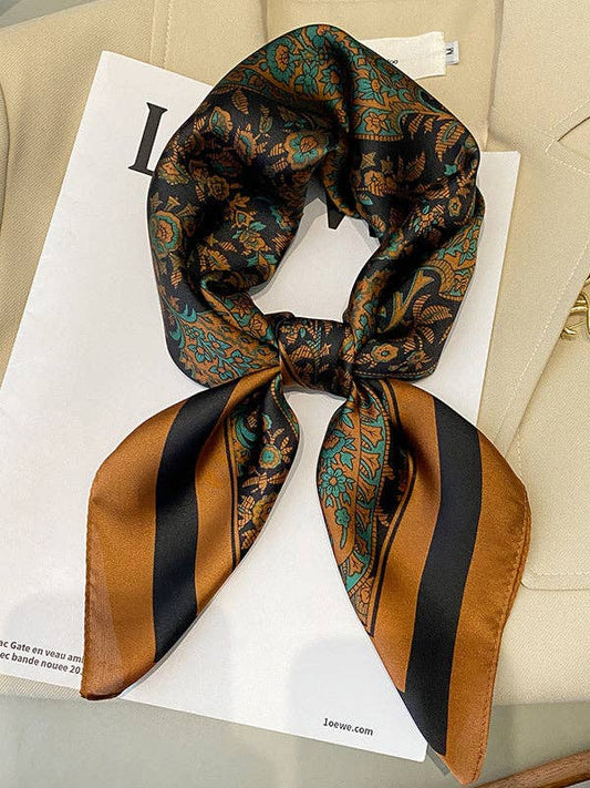 UZ Wholesale Store - Printed Sun Protection Shawl&Scarf: COFFEE / One_size