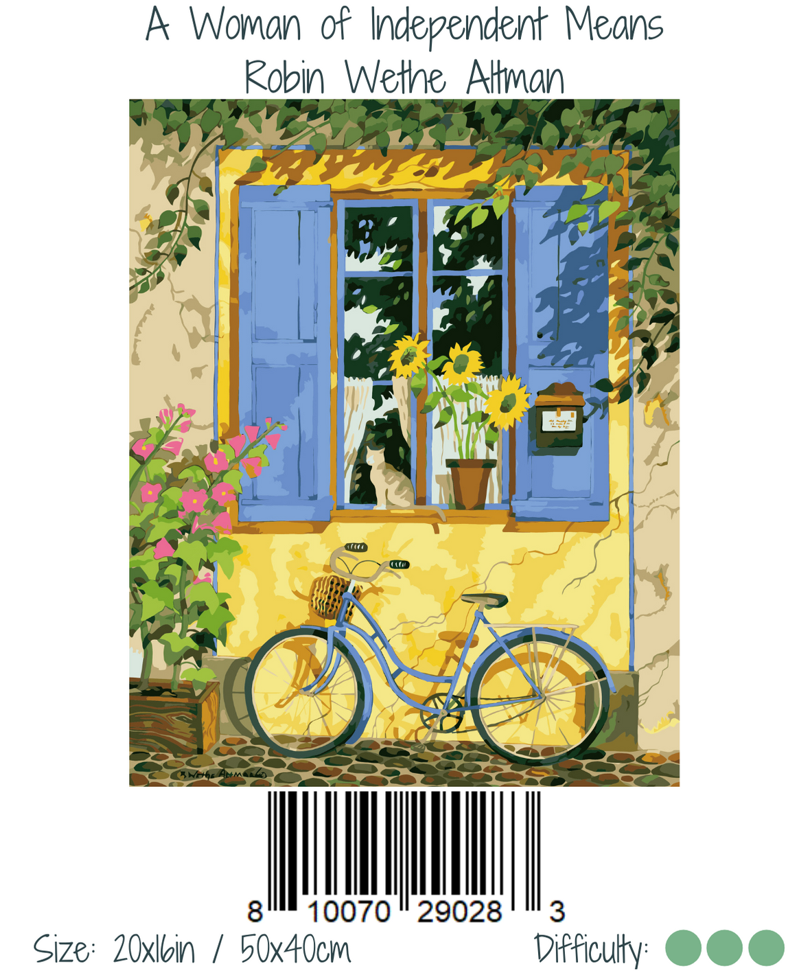 Winnie's Picks - Vintage Wall Art Paint by Numbers Kit She's an artist - Paint by Numbers Kit - Christmas 2024 Gift: 20x16in