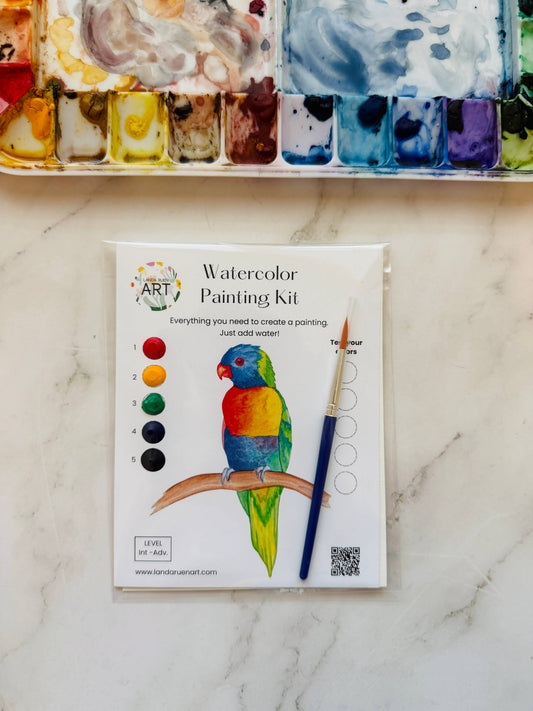 Landa Ruen Art - Lorikeet Watercolor Kit