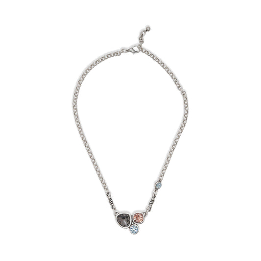 Chanour - Handmade Multicolor Pewter Necklace - 4020
