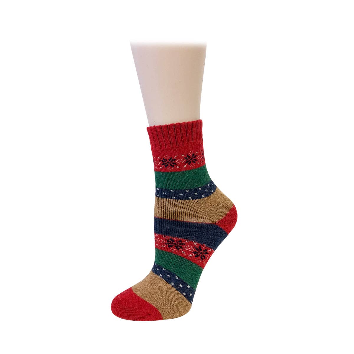 Wrapables.com - Wrapables Women's Thick Winter Warm Wool Socks (Set of 5): Boho