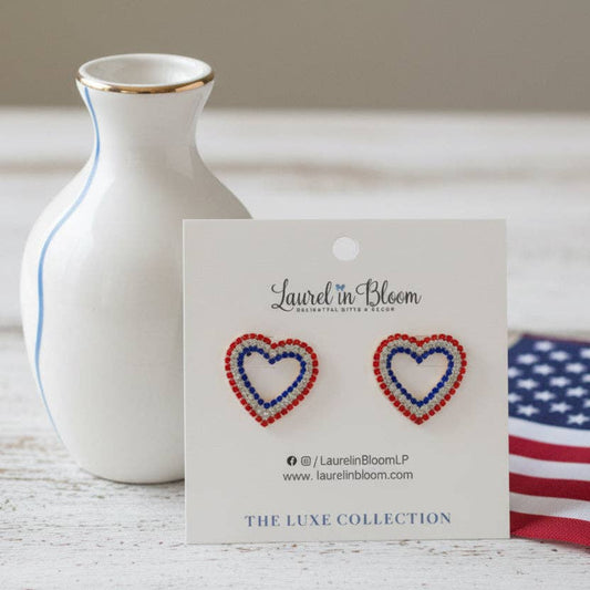 Laurel in Bloom - Patriot Love Earrings