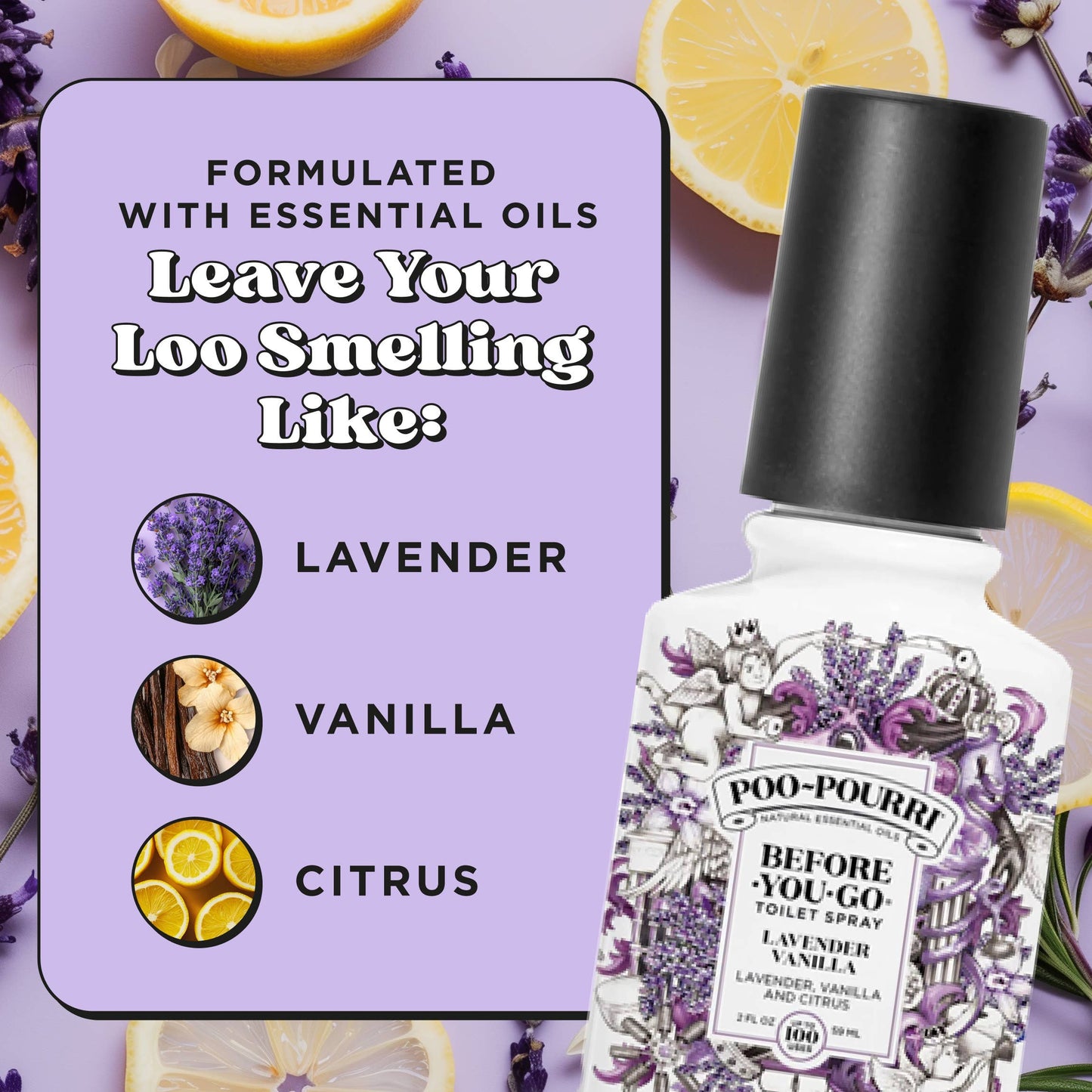 ~Pourri - Poo~Pourri Lavender Vanilla 2oz boxed