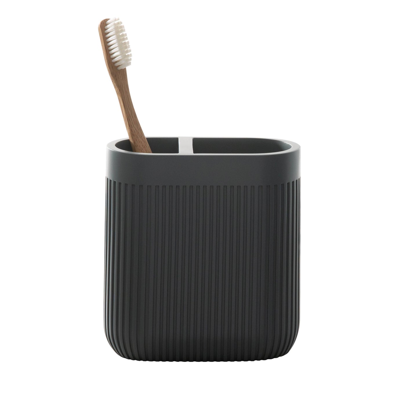 Moda at Home Enterprises, Ltd - Corbett Toothbrush Holder Resin: Taupe