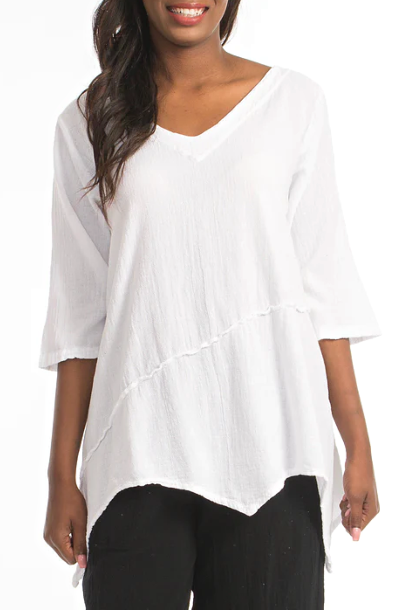 Cottonways - Rachel Top: Ivory / 2