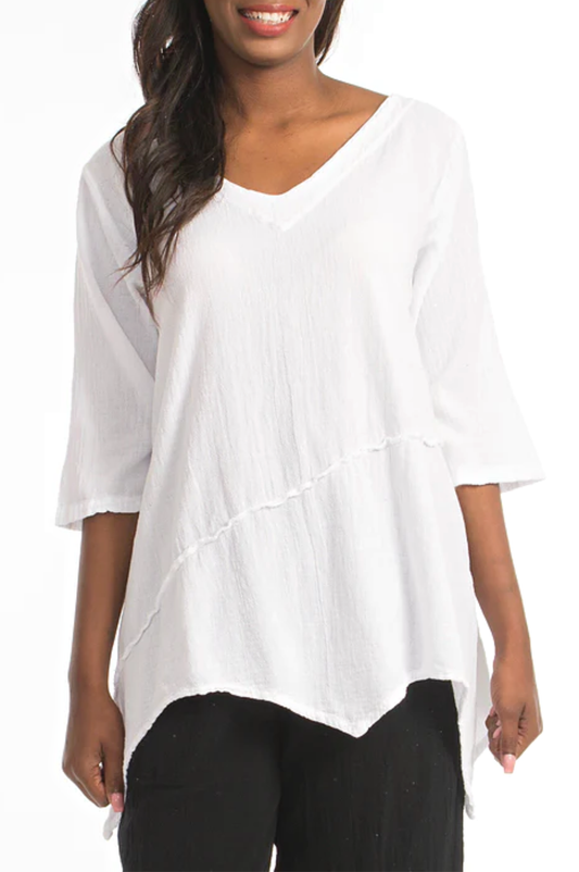 Cottonways - Rachel Top: Ivory / 3