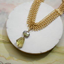 Load image into Gallery viewer, a.v. max - Mesh Necklace w/Semi: Pearl