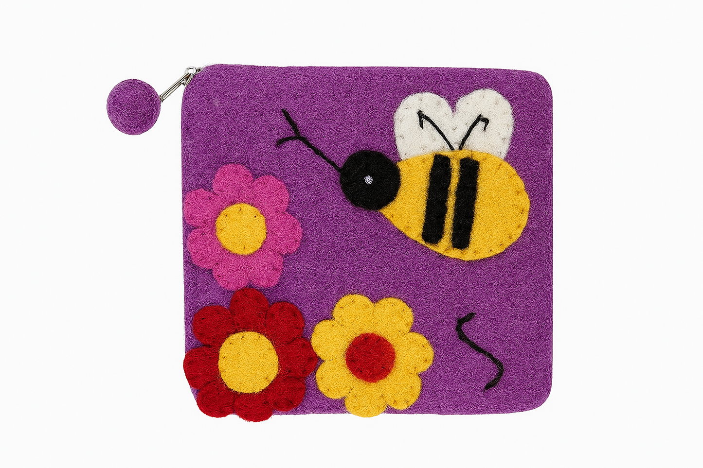 BNB Crafts Inc. - Bumble Bee Coin Purse (NOW Available in Rectangle Shape): Green