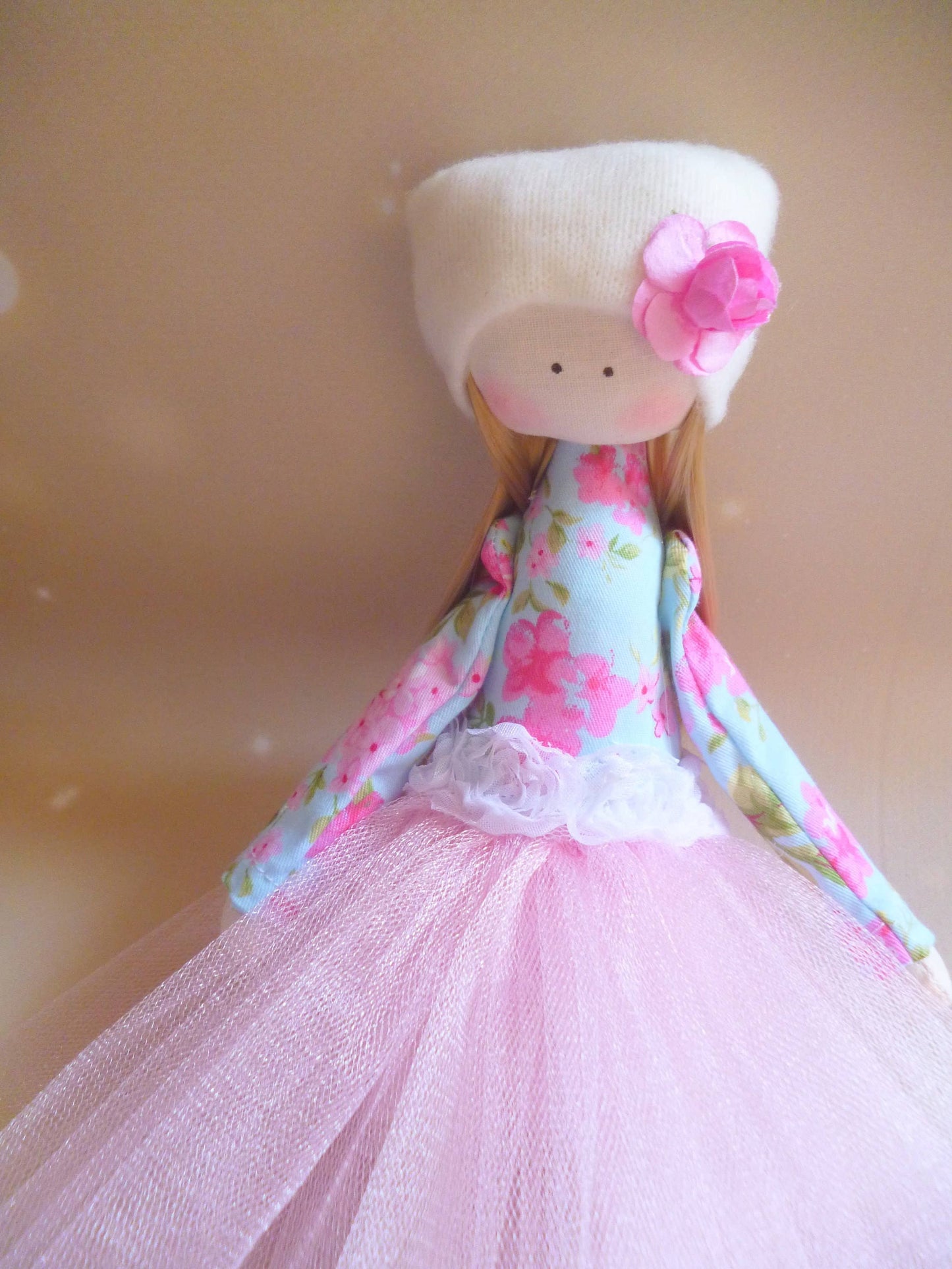 ChernikovaNataliya - Handmade Little Princess Ballerina Textile Doll, Gift