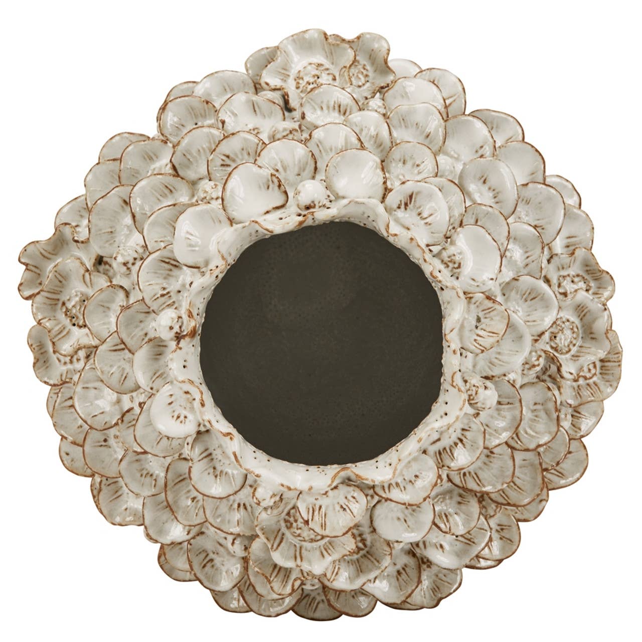 Continental Home - Hand Made White Coral Vase V174