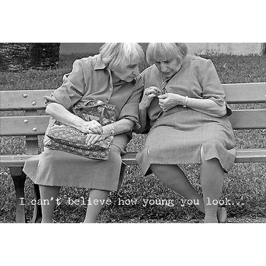 Primitives by Kathy - Can't Believe How Young Greeting Card