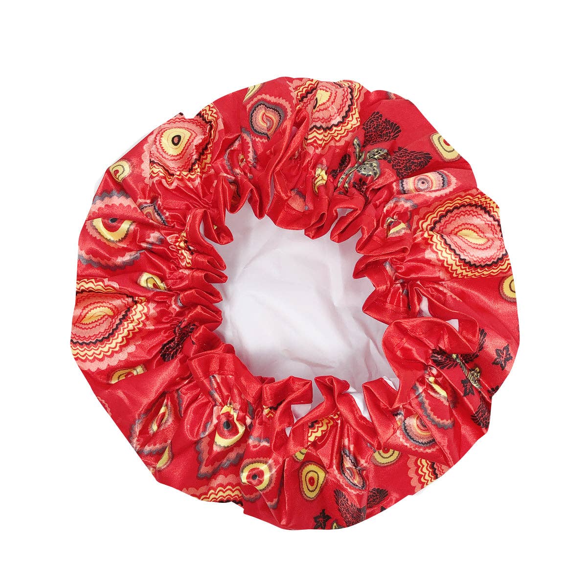 Wrapables.com - Wrapables Reusable Women's Waterproof Shower Caps: Pink Leopard