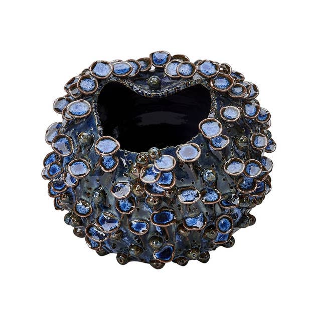 Continental Home - Blue Barnacle Vase V155S