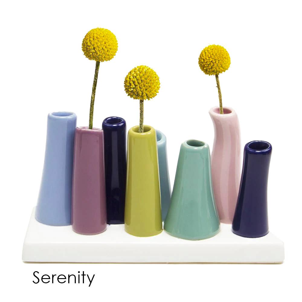 Chive - Pooley Modern Bud Vase For Flowers: Chartreuse