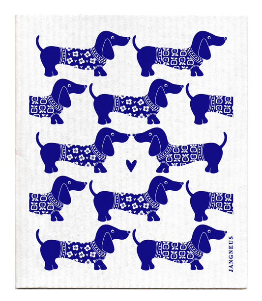 Jangneus - Swedish Dishcloth - Dax - Blue