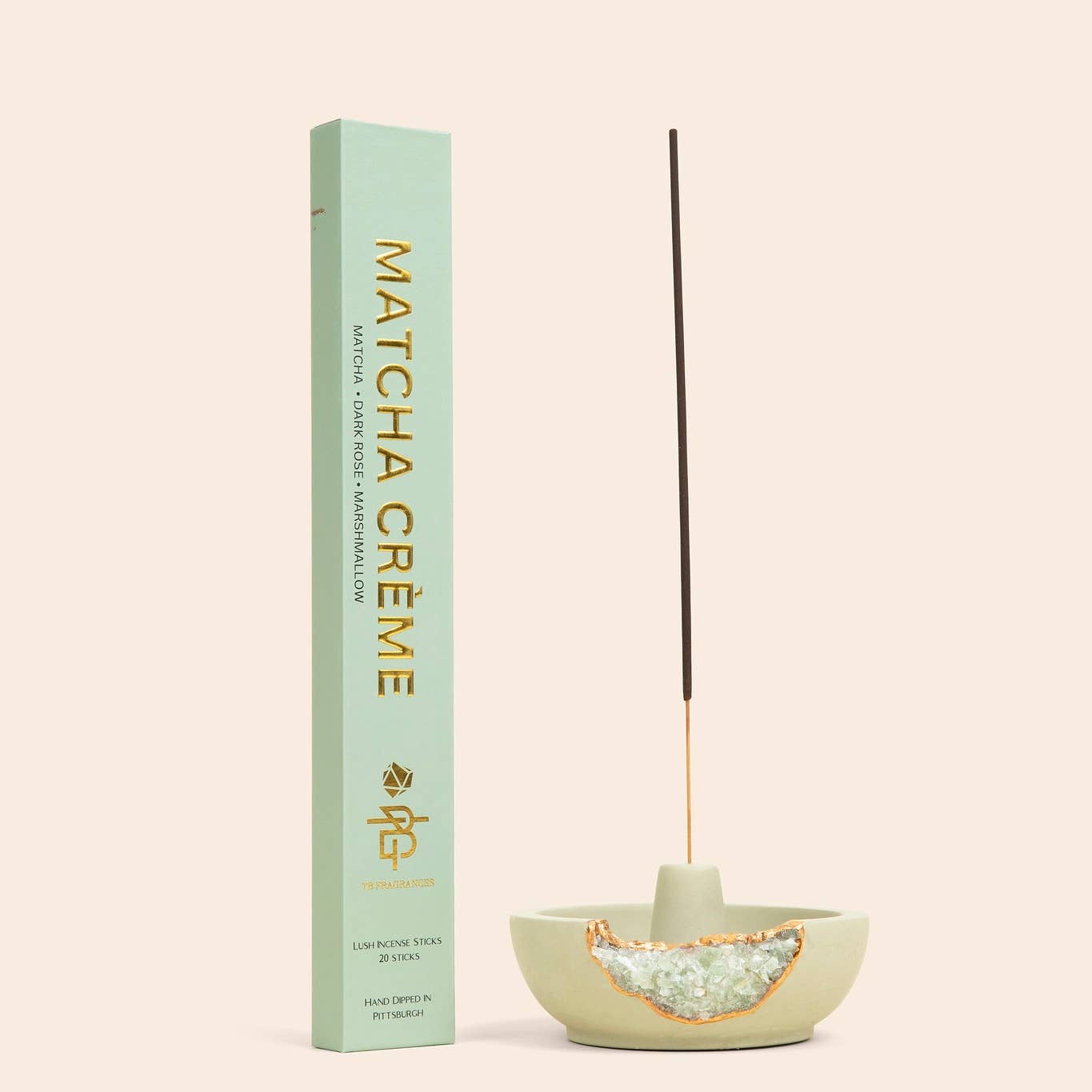 TB Fragrances - Gourmand Incense- Matcha Crème 