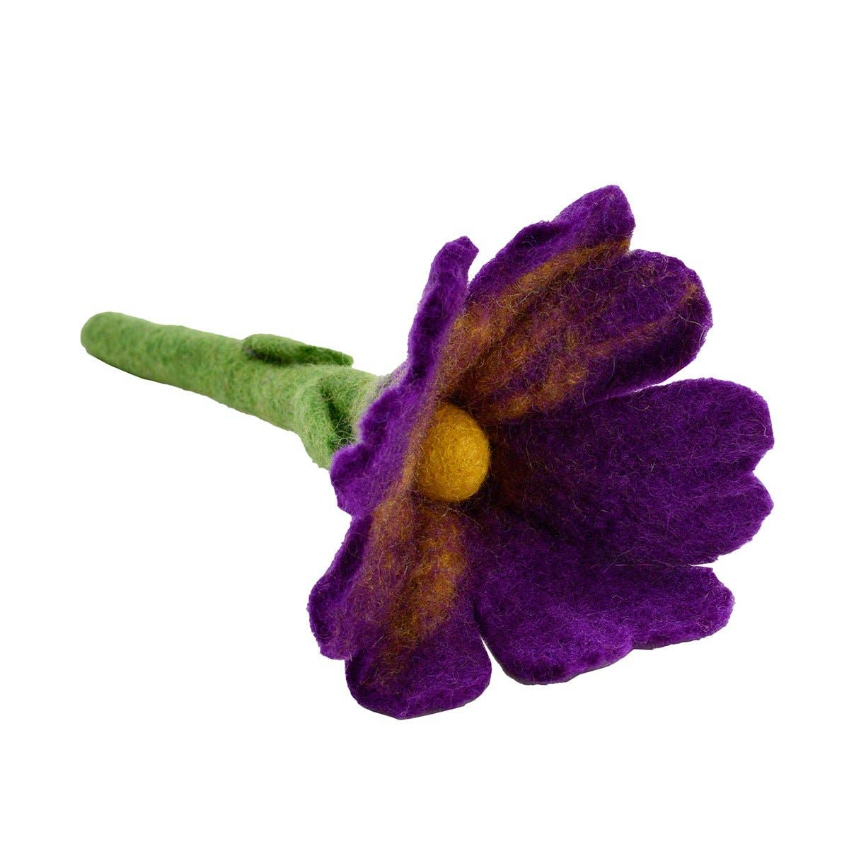 BNB Crafts Inc. - Small Round  Color Stick Flower: Dark Pink