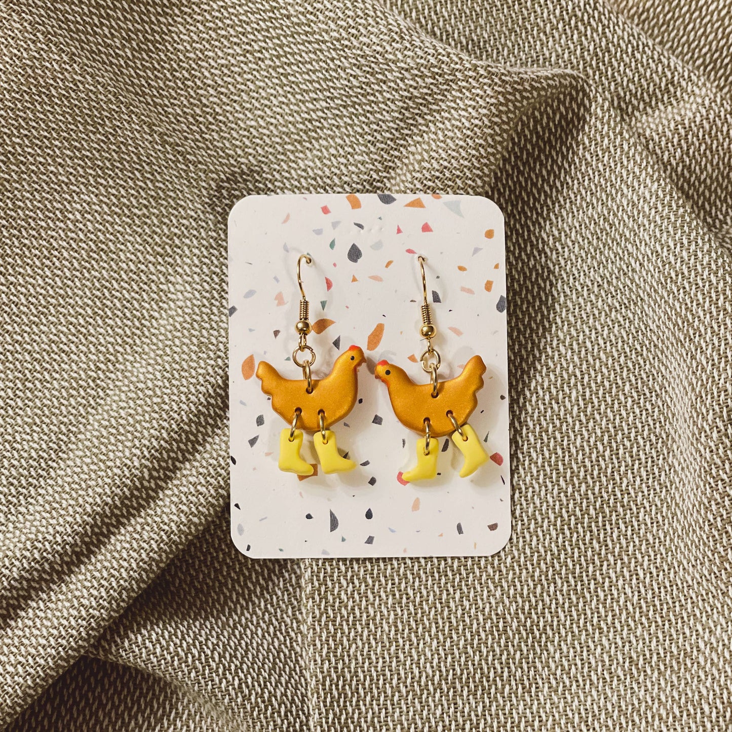 Sydni Carlson Art - Assorted Pack: Chickens with Boots Earrings