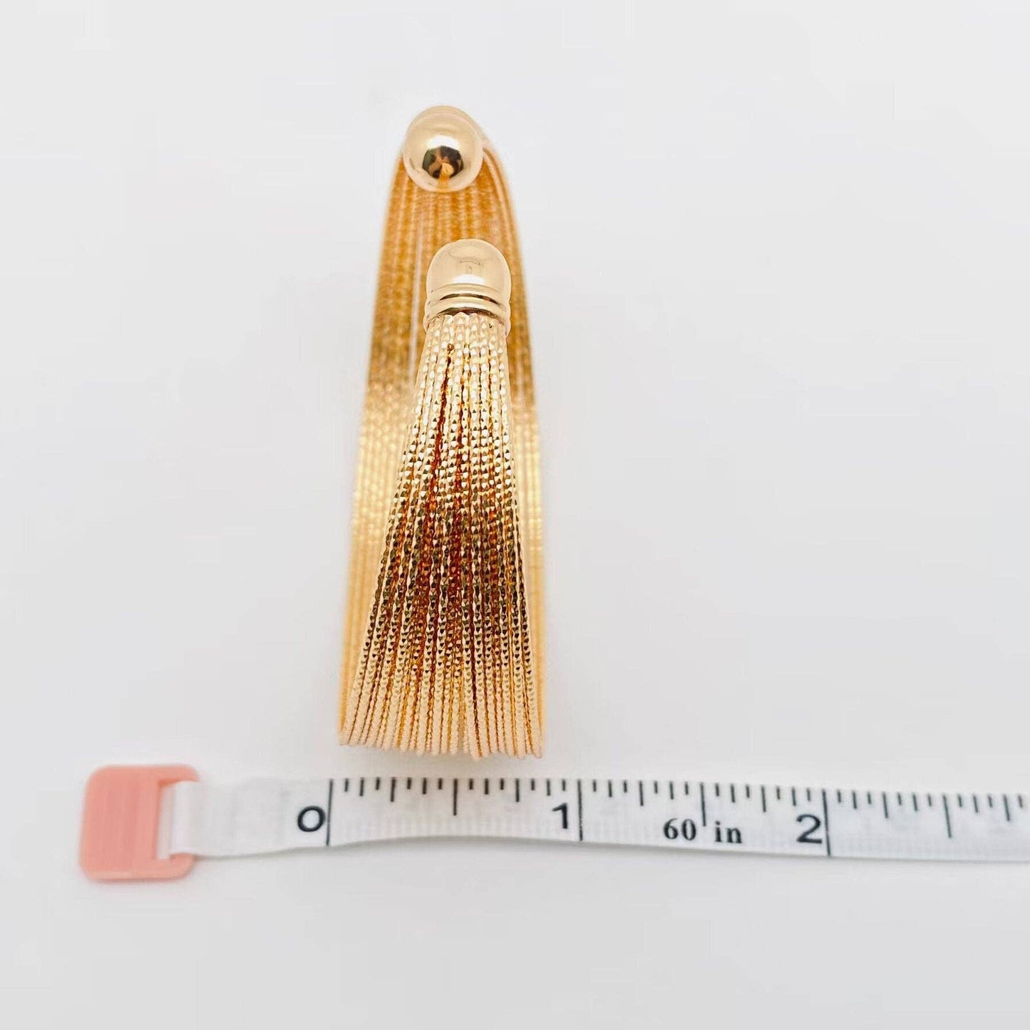 Mio Queena - Multi-layer Small Metal Coil Gold-plated Cuff Bangle