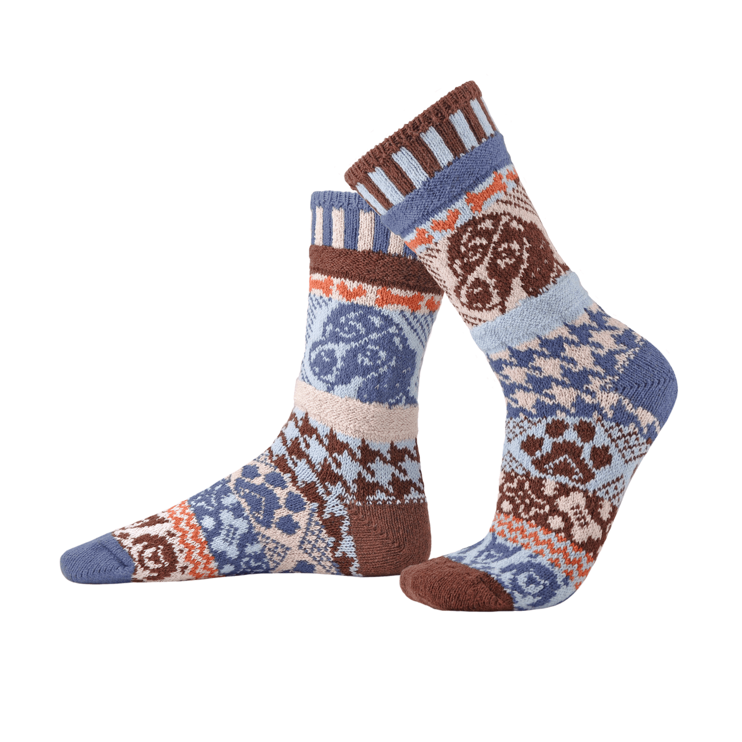 Solmate Socks - Dog Crew Socks: Small (Women 6 - 8 / Men 5 - 7)