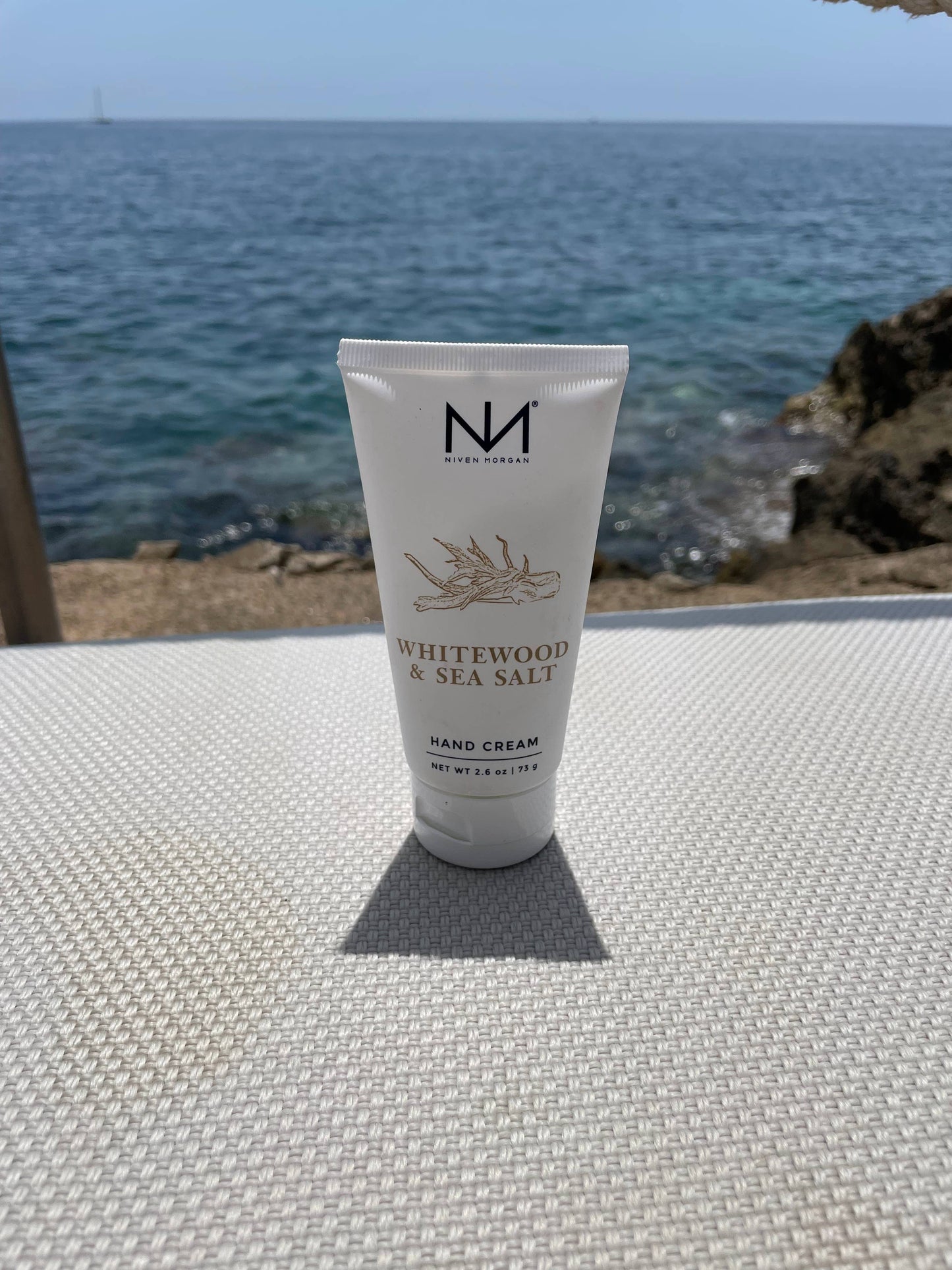 Niven Morgan - Whitewood & Sea Salt Travel Hand Cream
