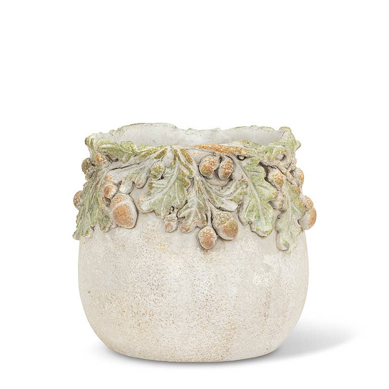 Abbott - Oak Leaves & Acorns Planter: Medium