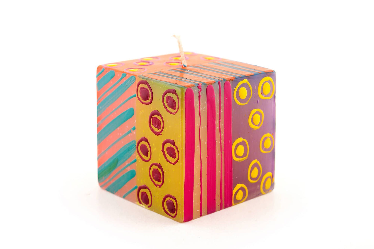 Thumbprint Artifacts - Carousel Candle: Pillar 3” x 4” (50 hour burn time)
