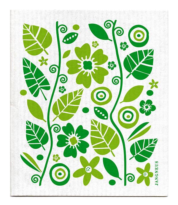 Jangneus - Swedish Dishcloth - Garden - Green: Green