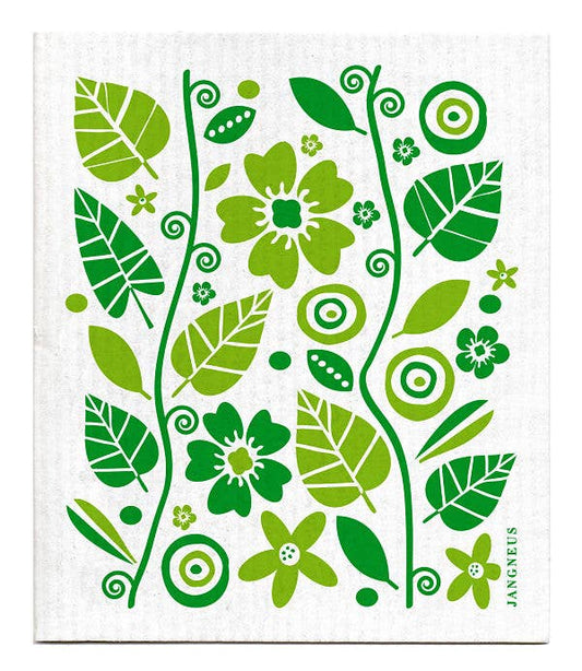 Jangneus - Swedish Dishcloth - Garden - Green: Green