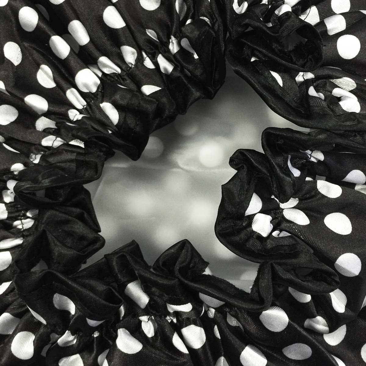 Wrapables.com - Wrapables Trendy Satin Shower Cap: Twilight Leaves