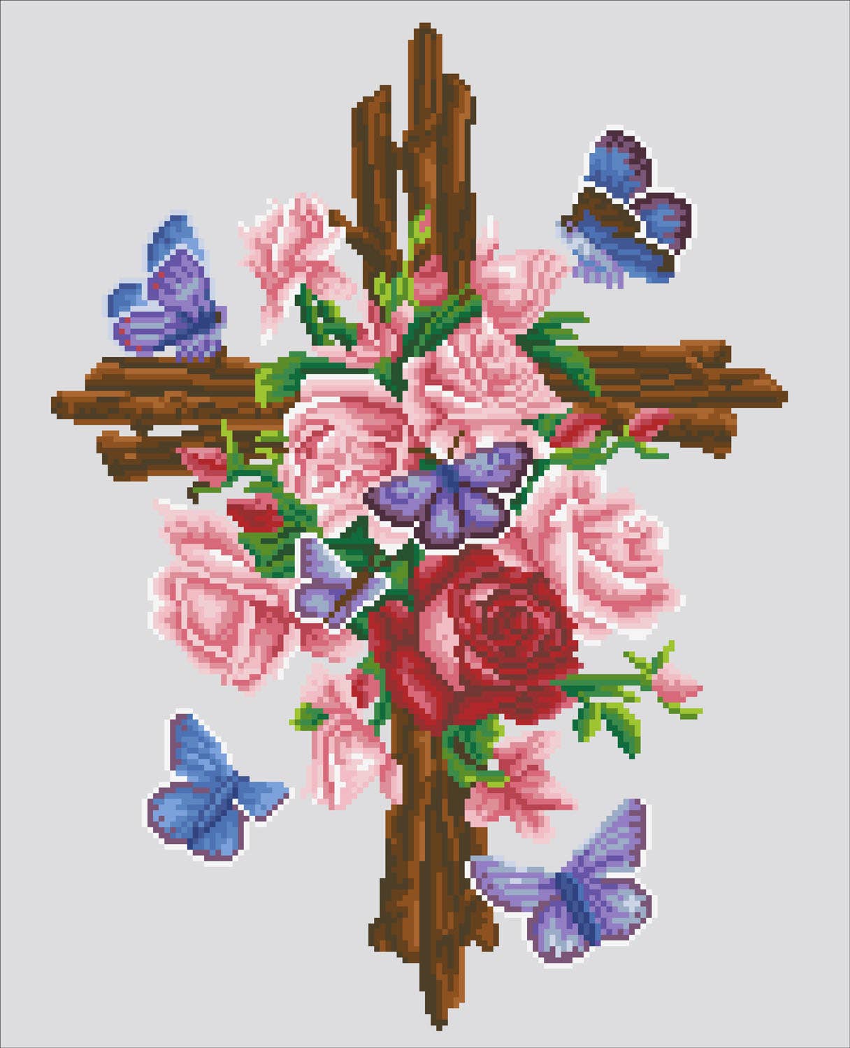 DIAMOND DOTZ® - Flower Cross