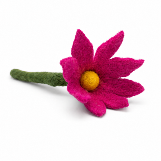 BNB Crafts Inc. - Small Sharp Design Colorful Stick Flower: Pink