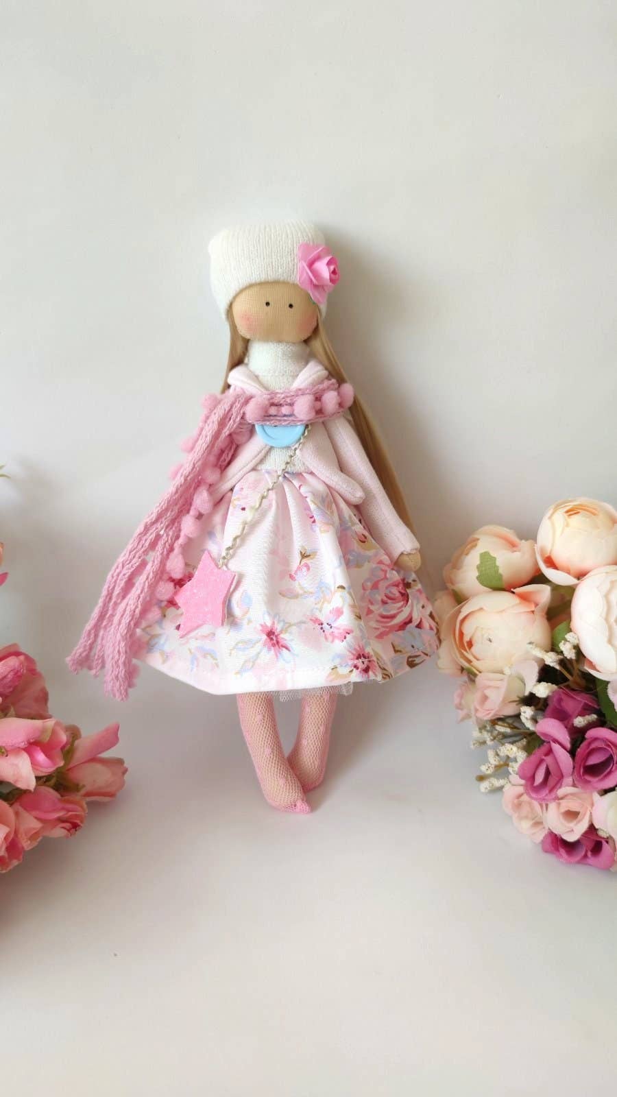 ChernikovaNataliya - Handmade Doll,Fabric Doll,Rag Doll,Girl Gift,Softie Doll,Collectible Dolls ,Doll Cotton,Interior Doll,Stuffed Doll,Heirloom Cloth Doll