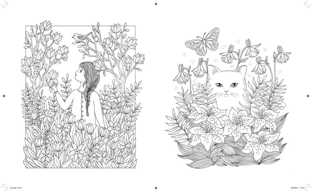 Gibbs Smith - Luna Coloring Book