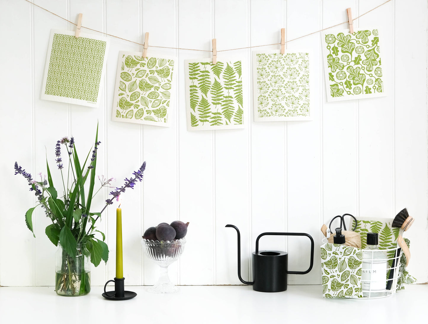 Jangneus - Swedish Dishcloth - Fern - Green