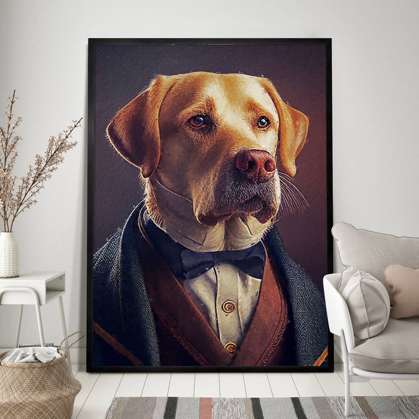 Ink & Drop - Labrador Renaissance Portrait: 11 ¾ x 15 ¾ in | 30x40 cm / Matte