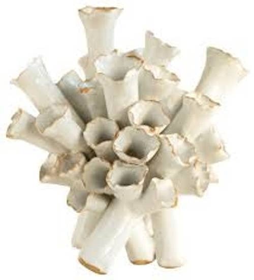 Continental Home - Coral White Vase V121
