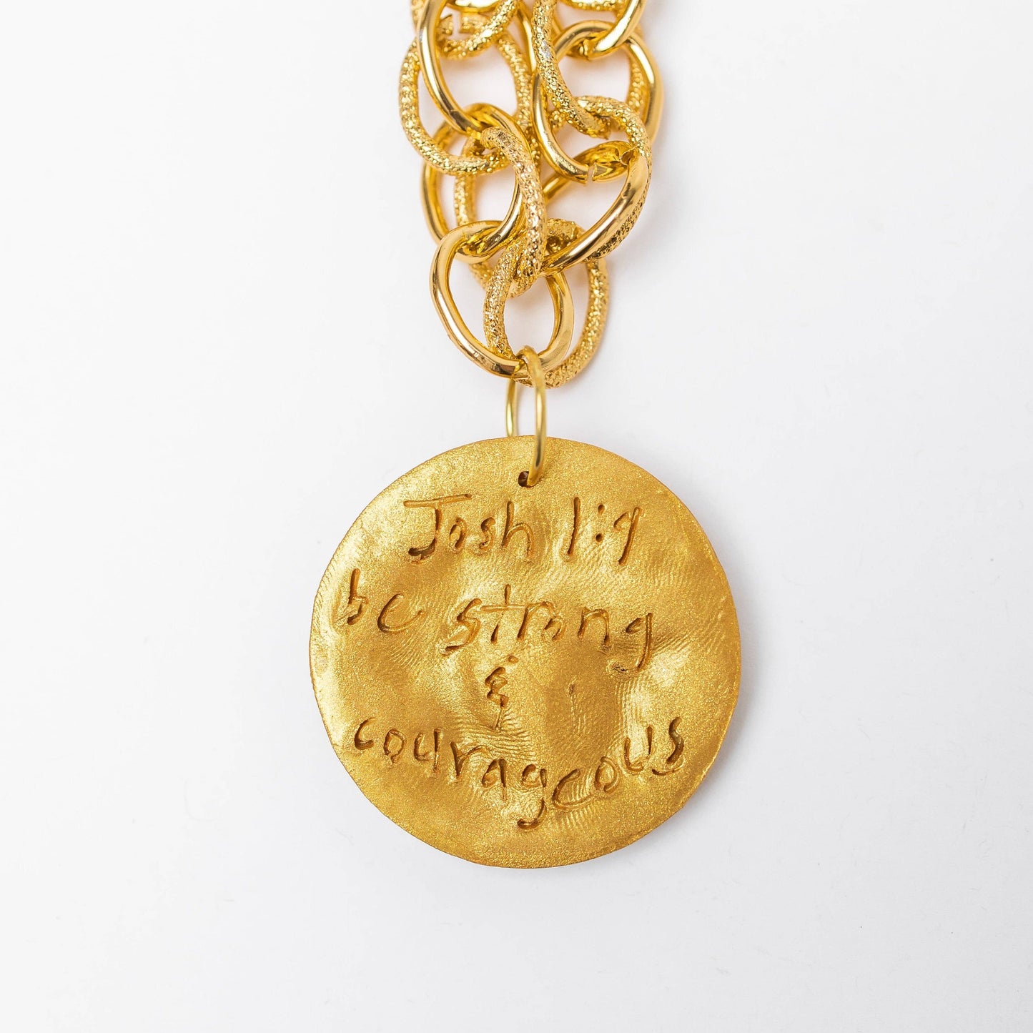 Hidden Truth Jewelry - Gold Chain with Bee Medallion