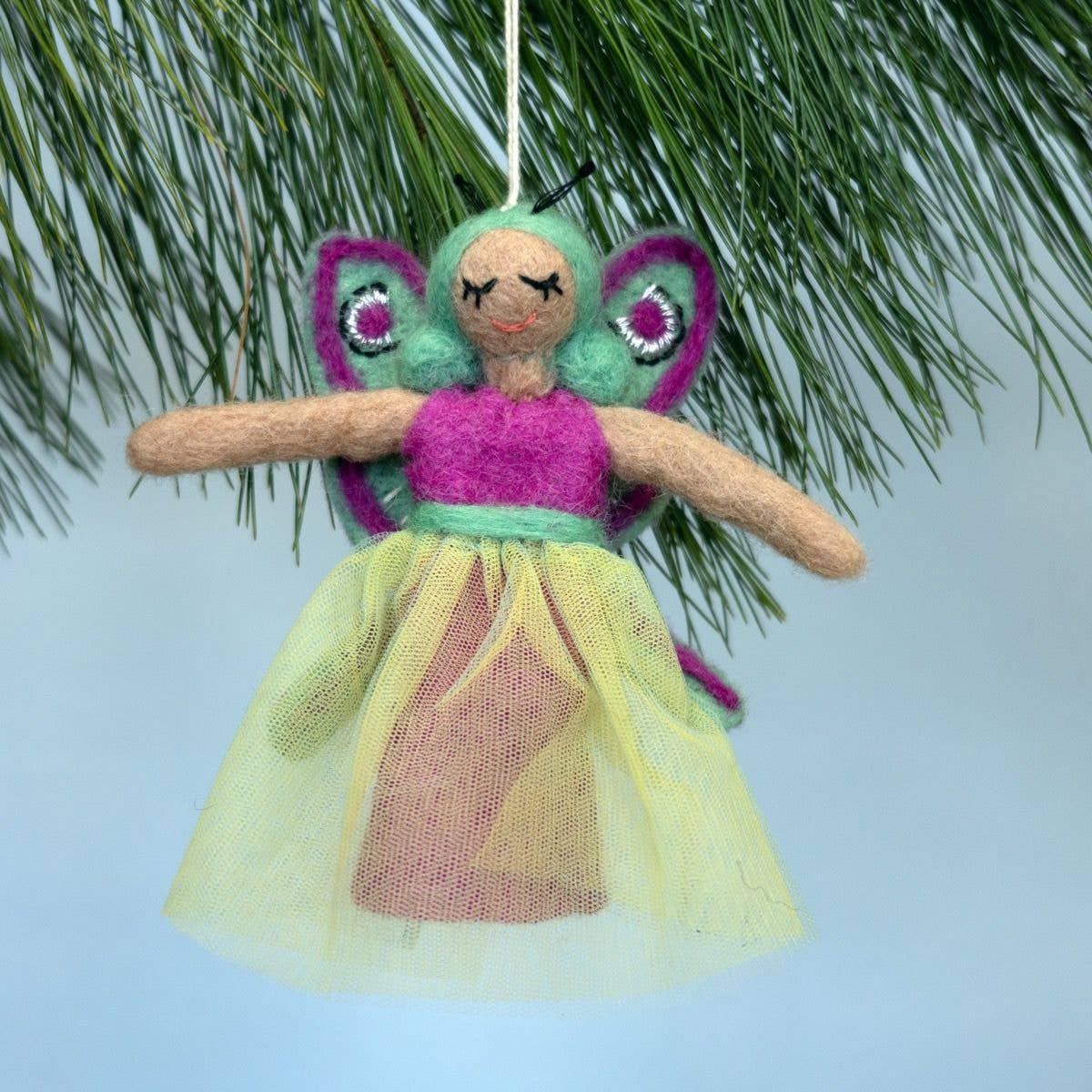 dZi Handmade - Luna Moth Fairy Wild Woolie
