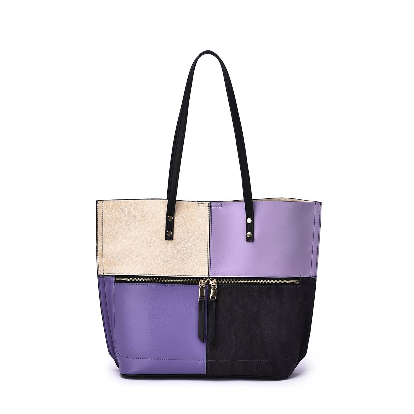 Mellow World - Selene 3 Compartment Tote: Blue Grey