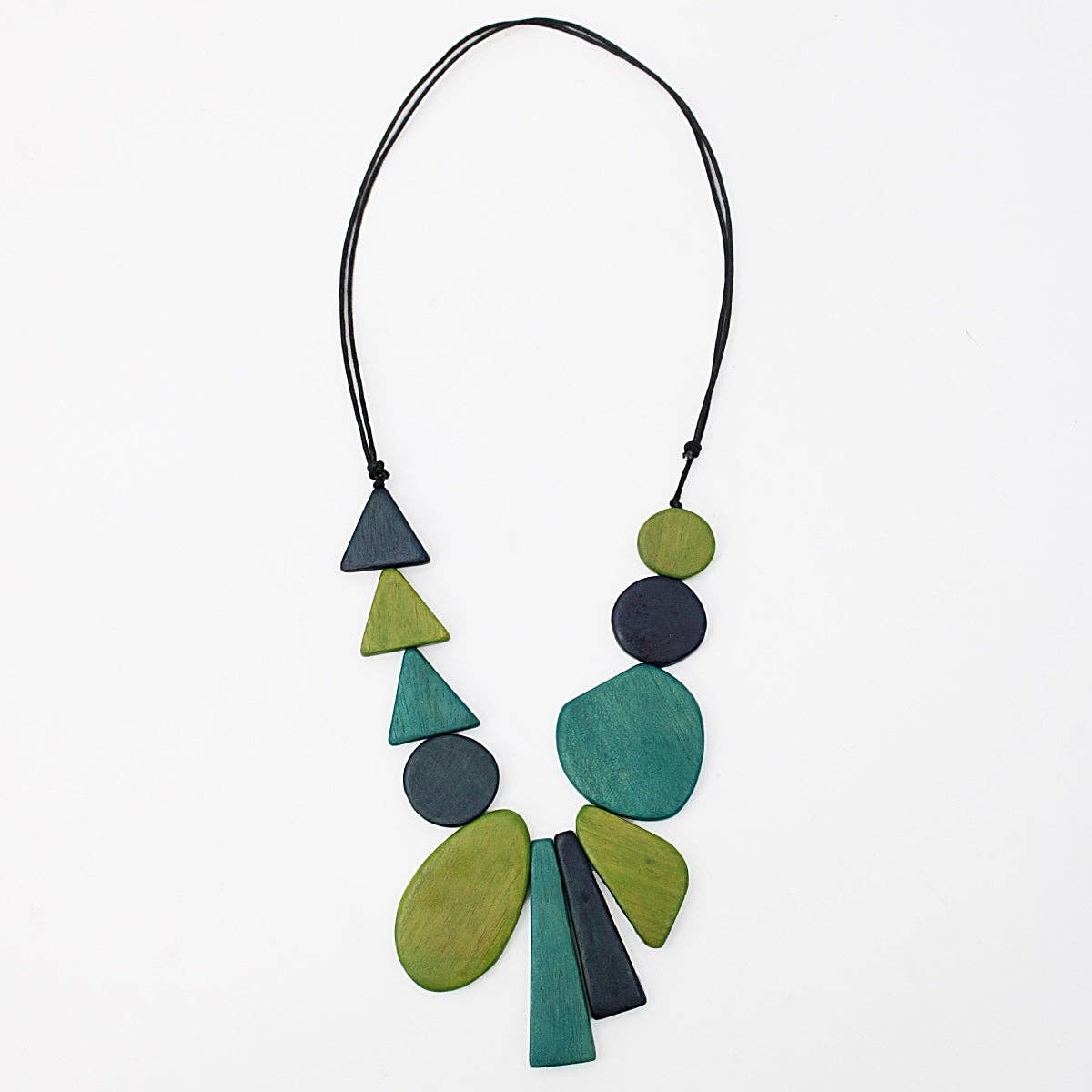 Sylca Designs - Green Long Alexis Necklace