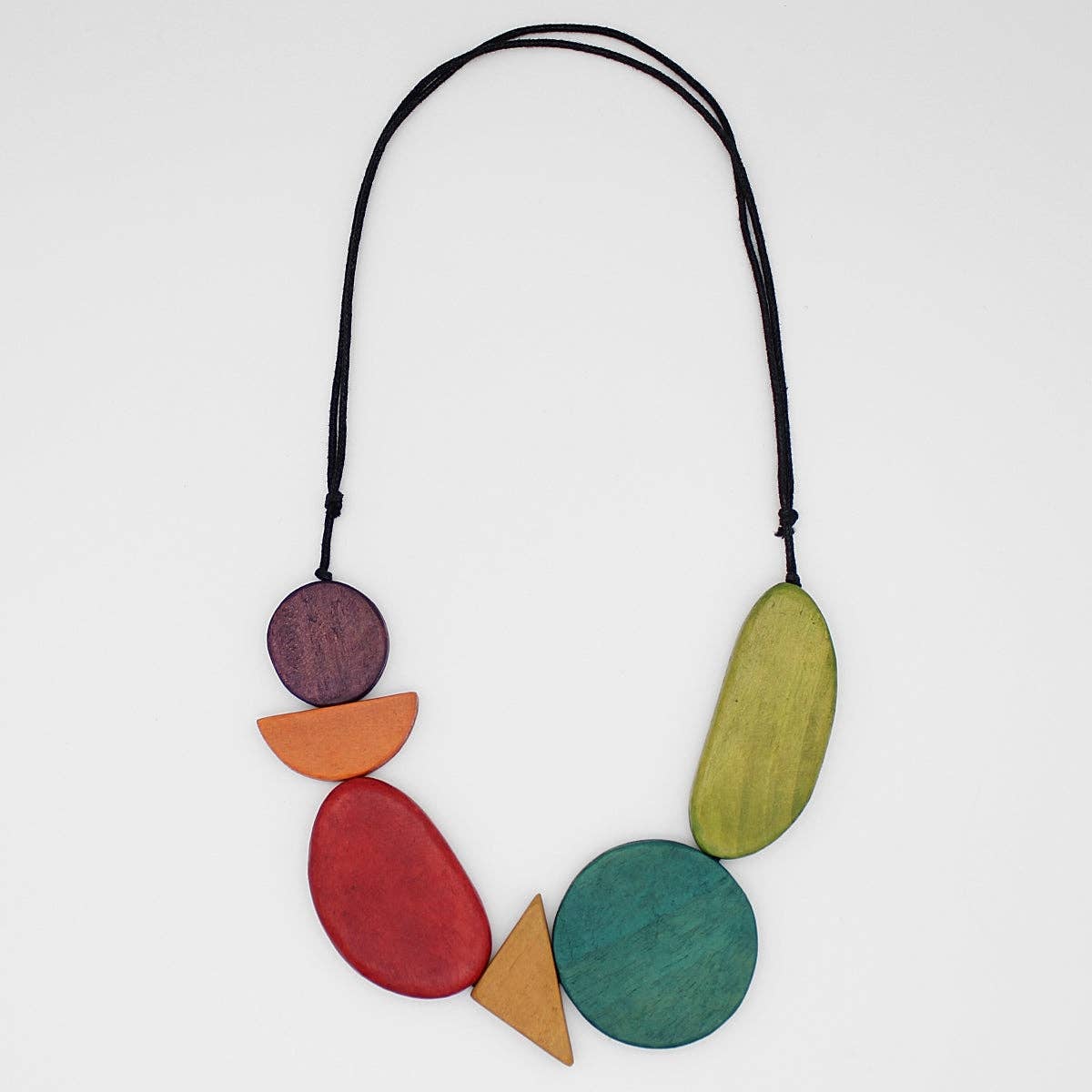 Sylca Designs - Nalani Multi Color Artful Wood Necklace