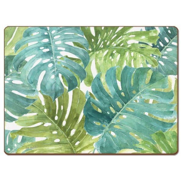 CounterArt/Highland Home/Thirstystone/CoasterStone - Cala Home Tropical Green Decorative Hardboard Placemats