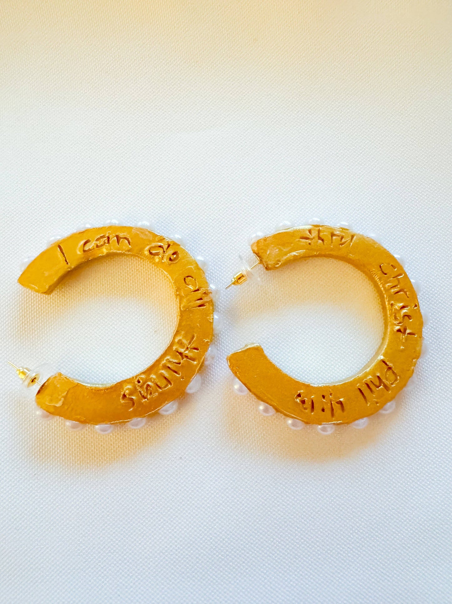 Hidden Truth Jewelry - Pearl Hoops