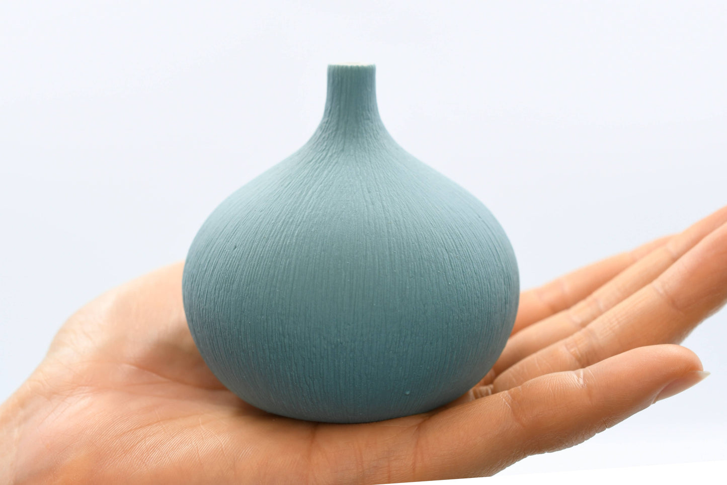 Art Floral Trading LLC - 192SF20SKY CONGO TINY S-Handcrafted Porcelain Bud Vase
