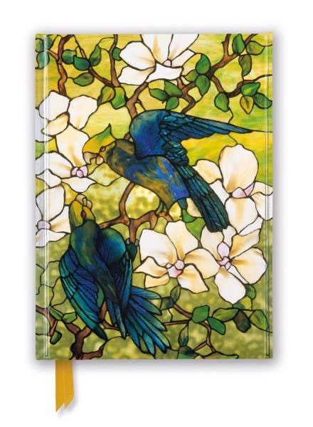 Texas Bookman - Louis Comfort Tiffany: Hibiscus And Parrots Journal